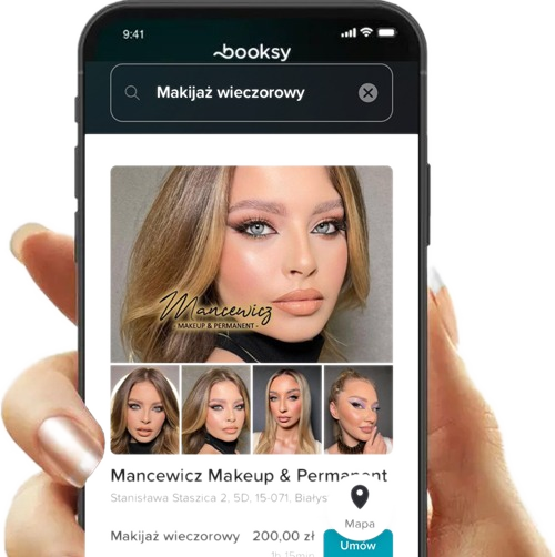 Rezerwacja wizyty w aplikacji Booksy